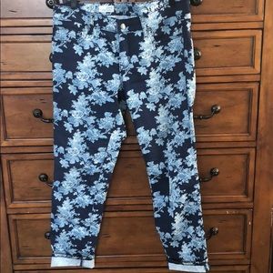 GAP always skinny floral jeans
